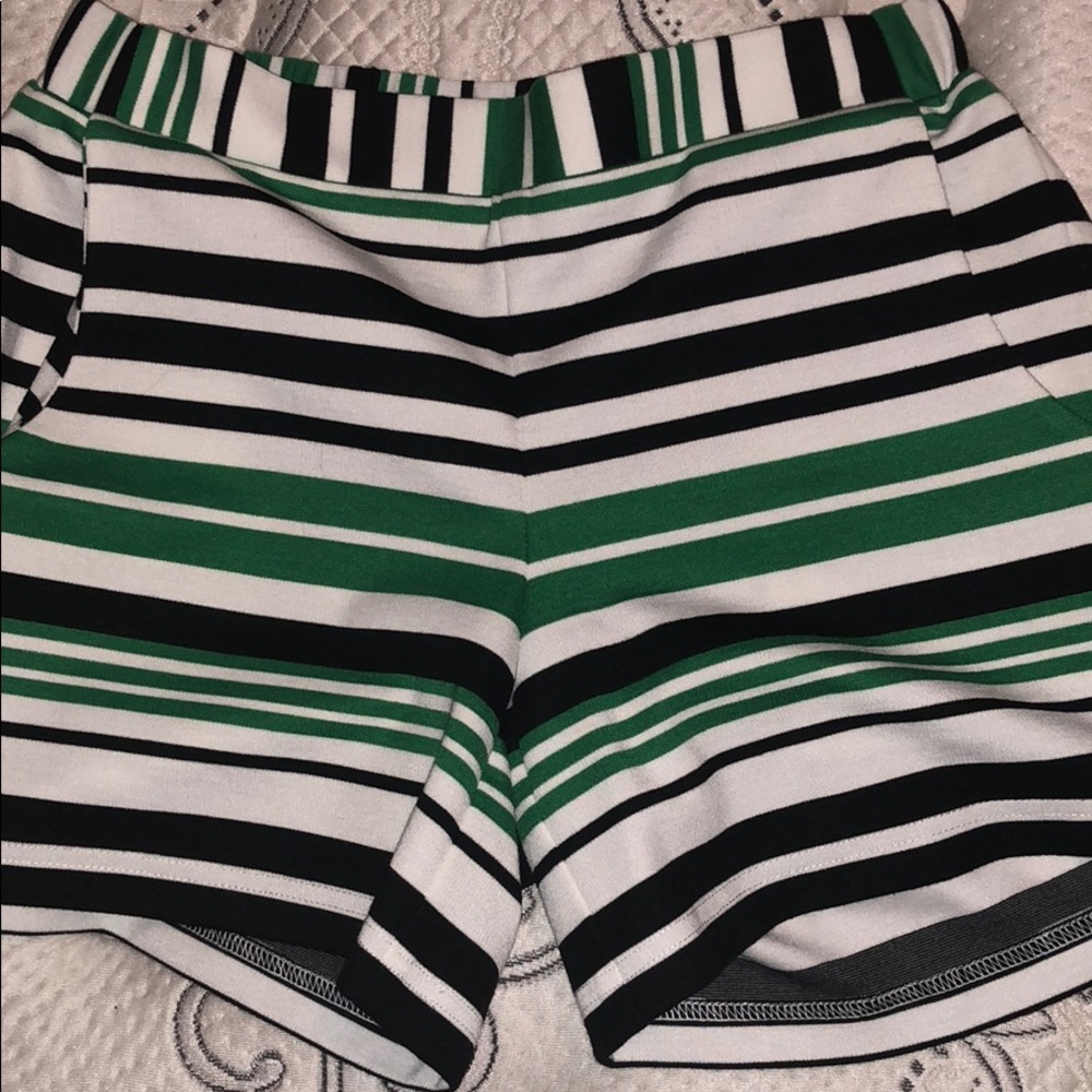 Jade stripe shorts